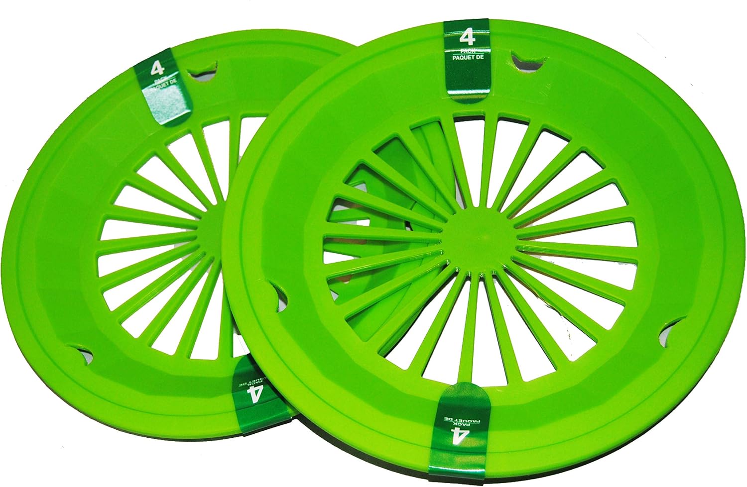 8 Reusable Paper Plates Holders with 40 Paper Plates (Lime Green) Everything Else