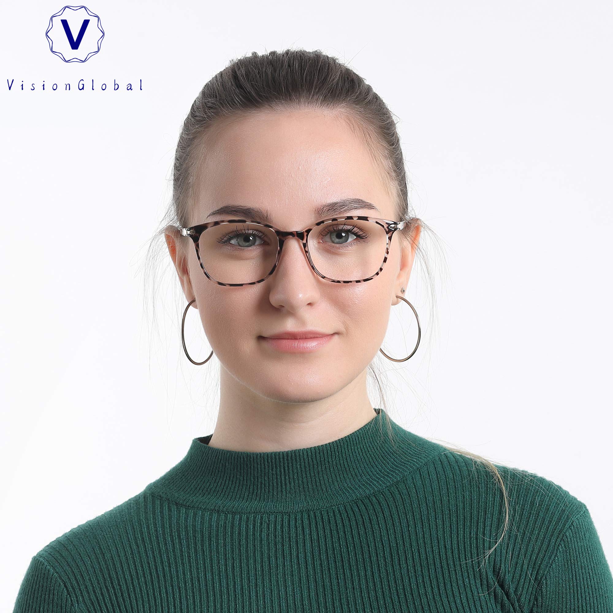 Lunettes De Lecture Rétro Anti-lumière Bleue - Monture Léopard - Pour Femme, Protection écran - Neuf Sans étui