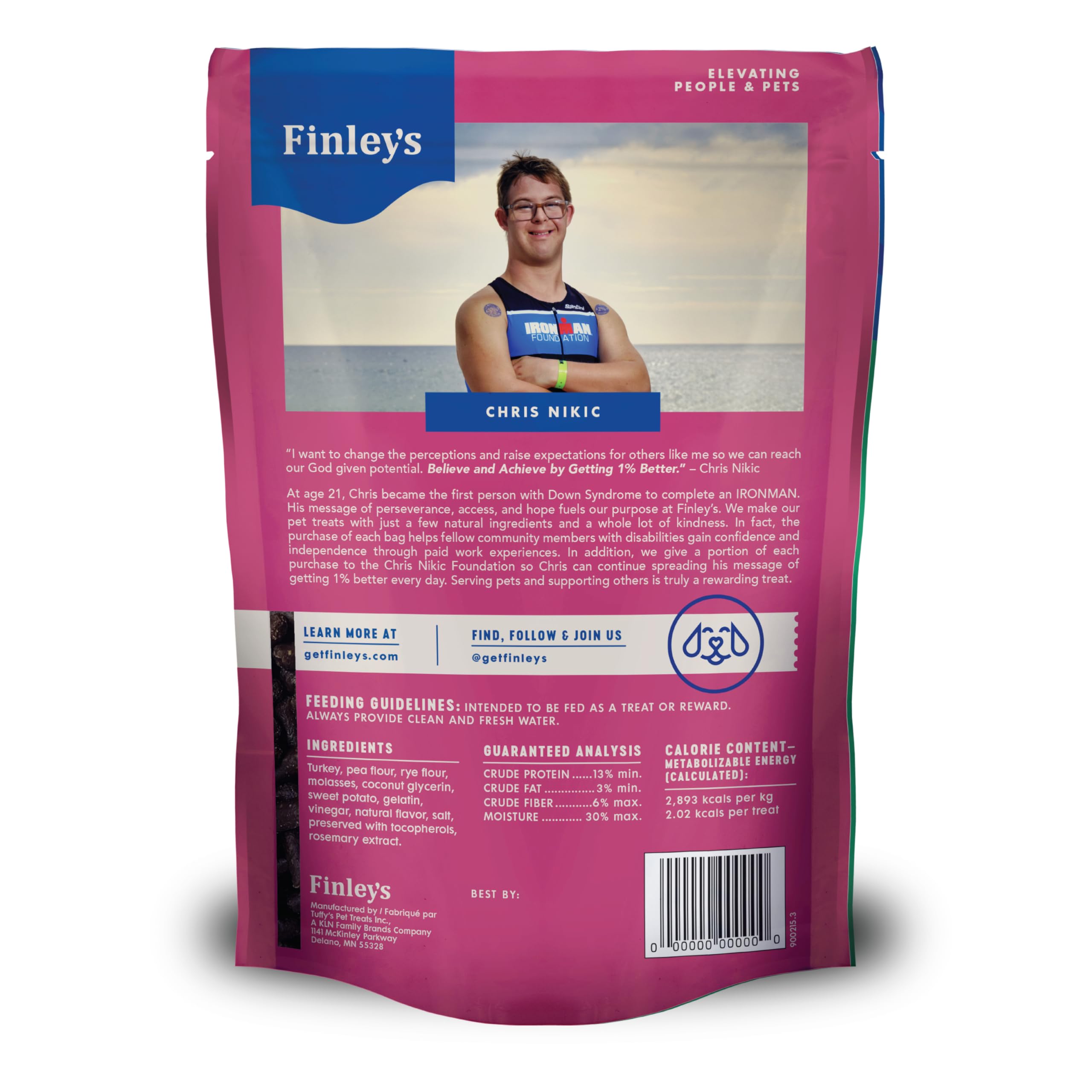 Finley's Dog Training Bites, Soft, Turkey Treats for Puppies and Dogs of All Ages and Sizes, Limited Ingredient, Low Calories, 16oz, 1 Pack - image 2