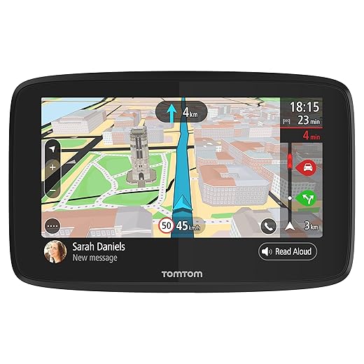 TomTom GO car Navi, Traffic via smartphone., 6 inch, black