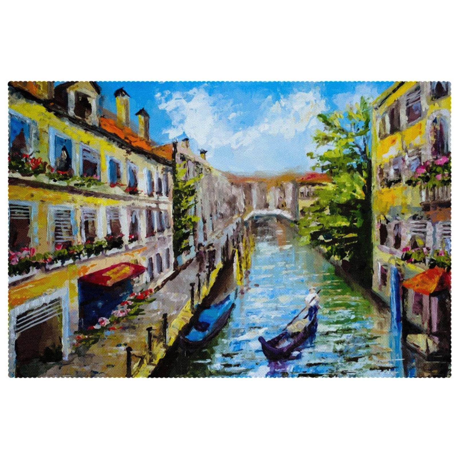 Sets de table Venise Italie haut de gamme résistants à la chaleur 6 pièces