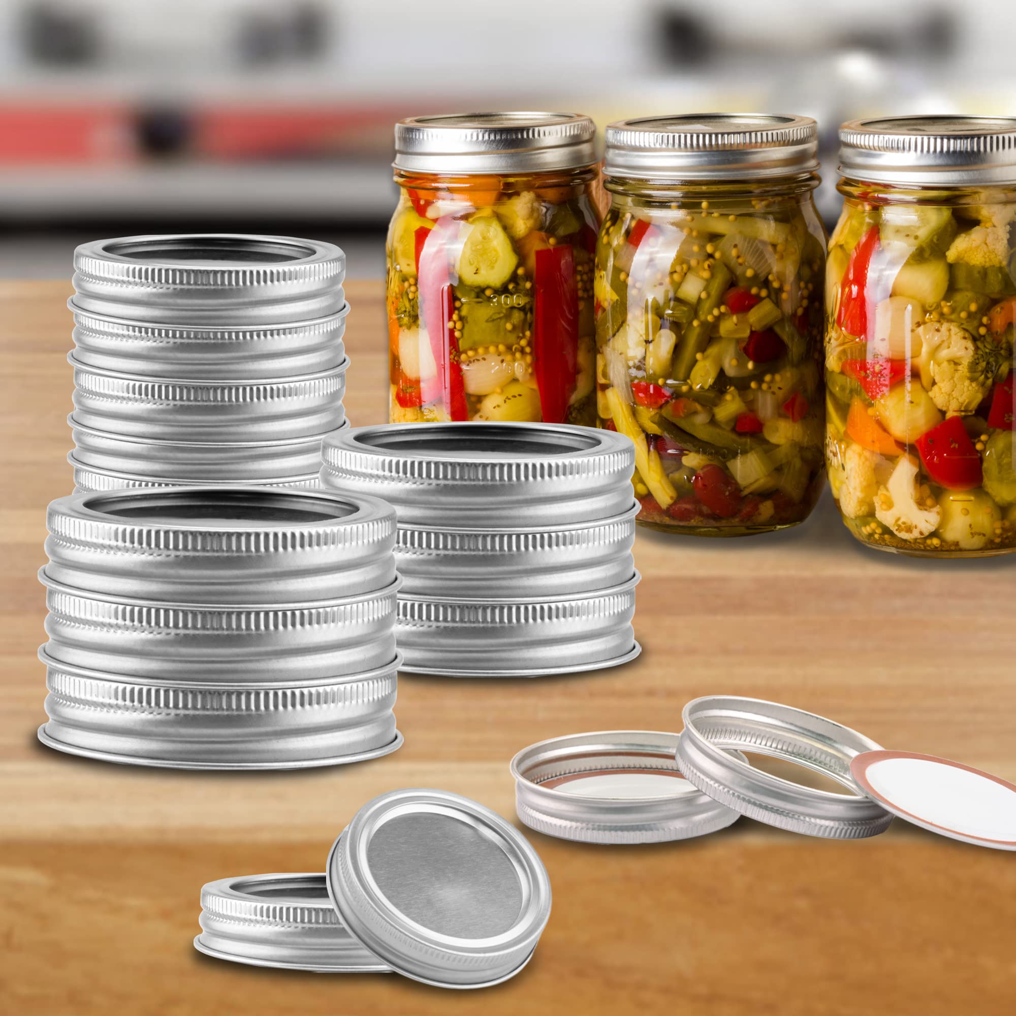 Mason Jar Lids, ENLOY Canning Jar Lids
