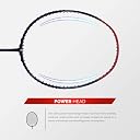 Apacs Nano Fusion Speed 722 (76 grams, Made in Vietnam) Ulta Light Weight | Japanese Graphite Unstrung Badminton Racket with Free Full Cover | G2-4 1/8 inches (Red) gallery image