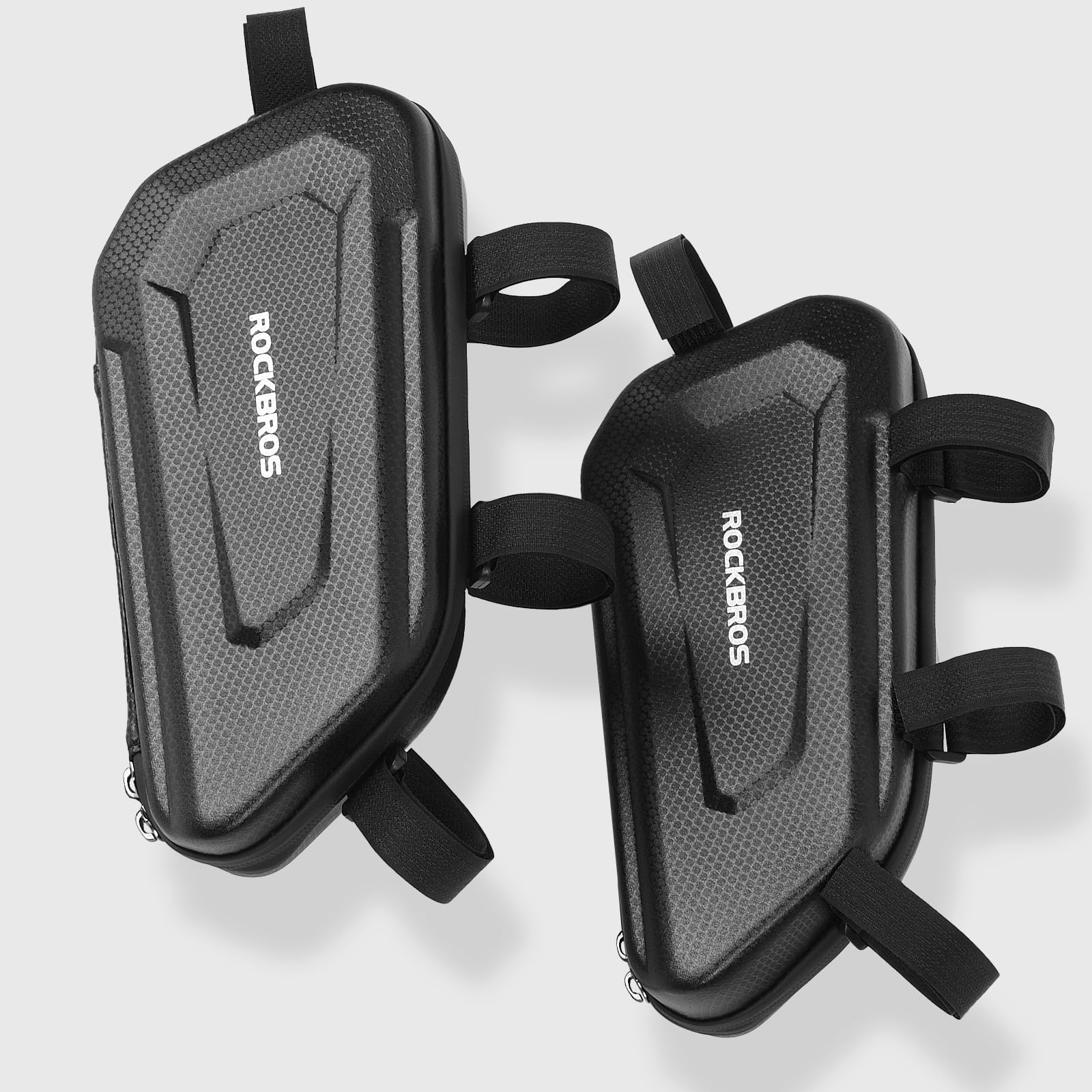 WOOGA - Bolsa lateral para motocicleta impermeable, bolsa de herramientas, gran capacidad, 3.5 galones (1.5 l), carcasa dura, aspecto de carbono, cierre de agua, ajuste para Ho&nda Rebel CMX 250 CMX