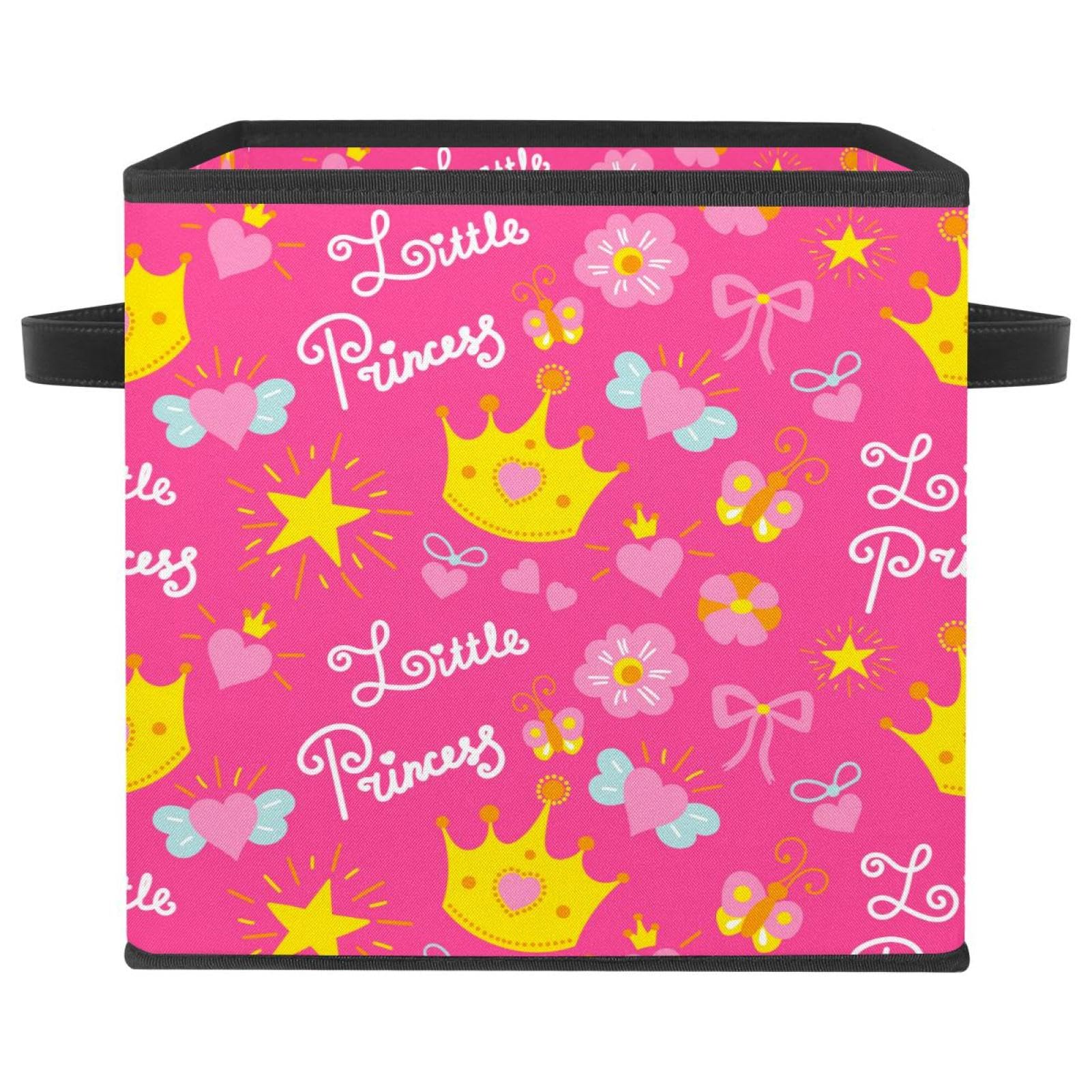 Cube de rangement rose à fleurs pour harmoniser les placards de chambre