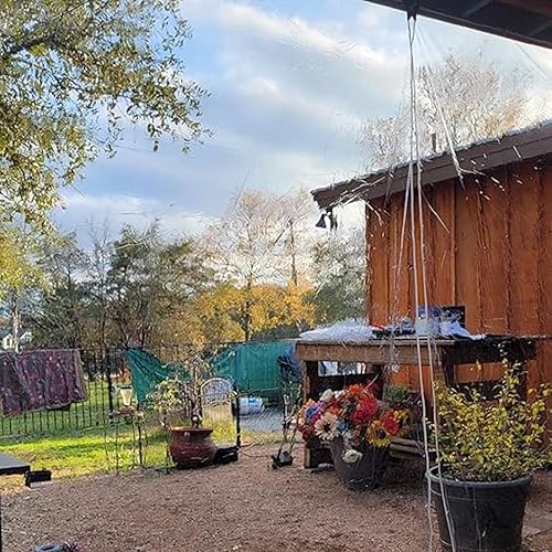 Miniatura 6 de Lonas transparentes personalizadas de 20 mil de grosor, lona impermeable resistente con ojales para interiores y exteriores, gallinero, balcón,