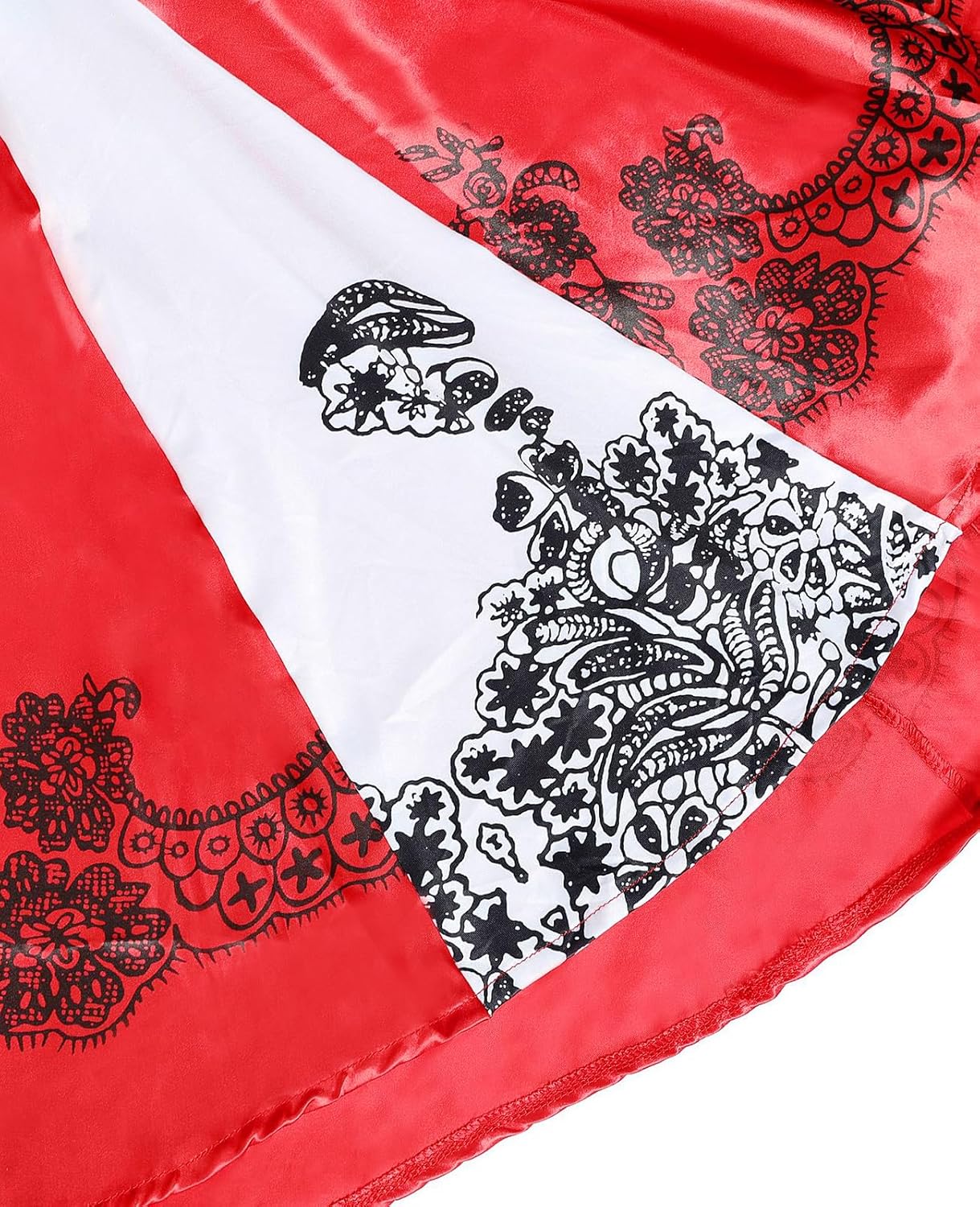 Women's Little Red Riding Hood Costume Halloween Party Cosplay Dress with Cape (Red, XX-Large) - Image 4