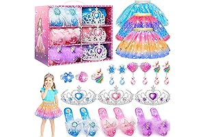 Toys for Girls,Princess Dresses for Girls,Unicorns Gifts for Girls,Princess Dress Up Clothes...