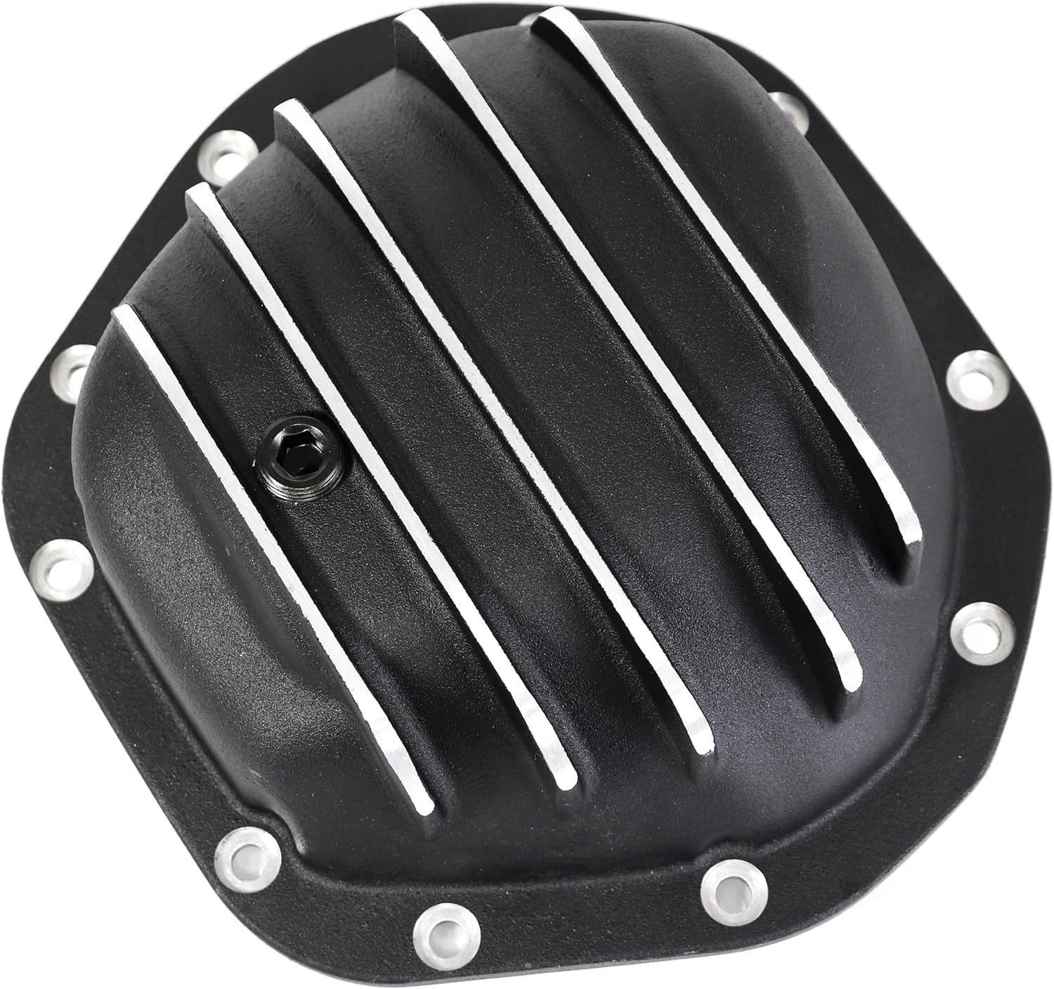 Fit for Dana 44 10 bolts Rear Differential Cover W/Gasket Fit for Ford F-100, F-150, F-250 Bronco & Jeep Grand Cherokee, Wrangler & Chevrolet Blazer, K10 K20 & GMC Jimmy (4909 Black)