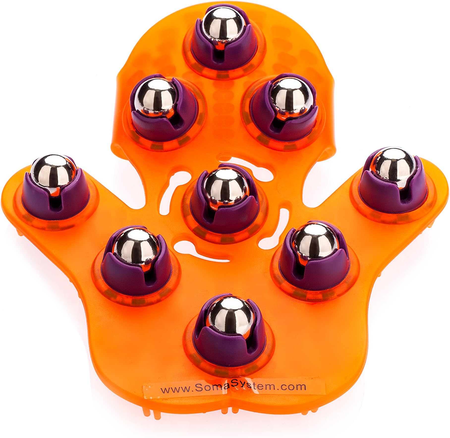 9-Ball Massage Glove: The Most Enjoyable Self Massage Tool. Small and Portable Self myofascial Release Tool that Fits into Your Pocket. Use for Melt Method, Yoga Tune-Up and Yamuna