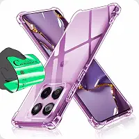 Capa Capinha Anti Shock Transparente + Película Para Moto Edge 60 Fusion