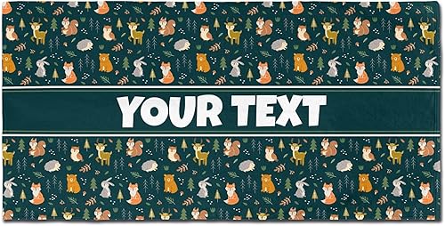 Vista 35 de Personalized Beach, Pool, Bath Towel for Kids - Robots, Custom Name/Text, Quick-Dry/Absorbent for Summer/Vacation/Children's Bathroom, Customized