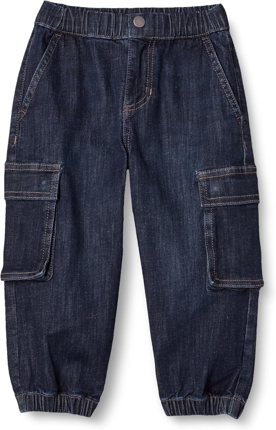 Amazon Essentials Boys and Toddlers' Stretch Denim Cargo Jean