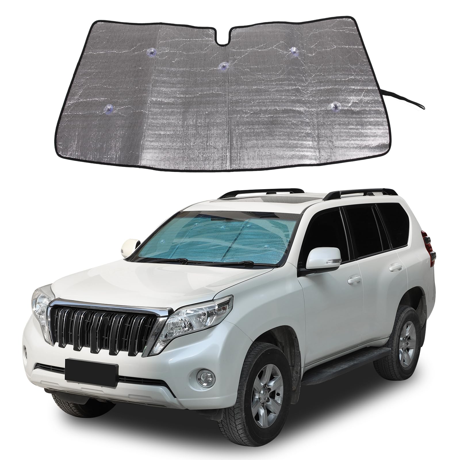 ＬＡＮＤ　ＣＲＵＩＳＥＲ　ＰＲＡＤＯ　　サンシェード Amazon.com: Windshield Sunshade Fit for Toyota Land Cruiser