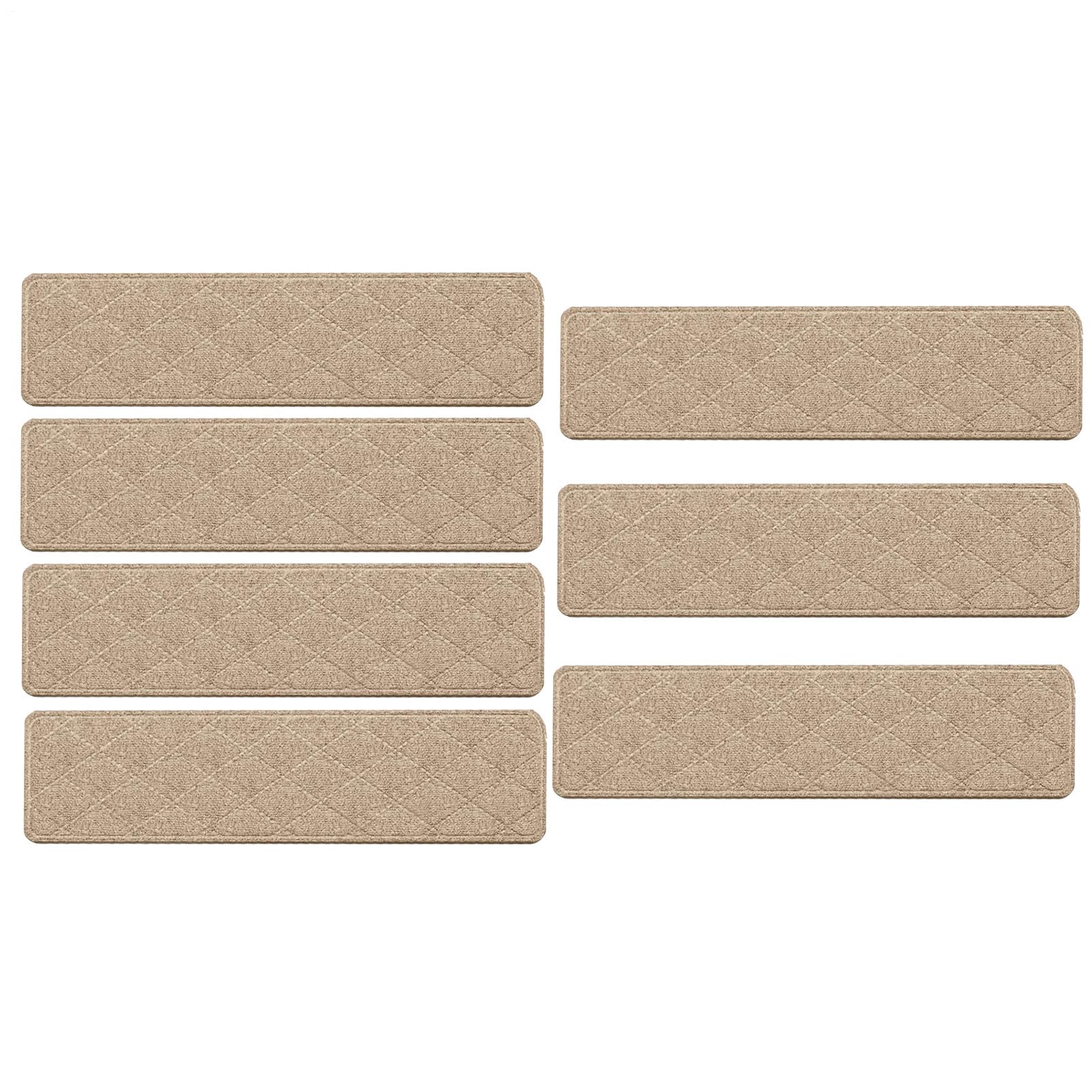 Tapis pour les Escaliers 7 Pièces de Tapis Adhésif pour Marches