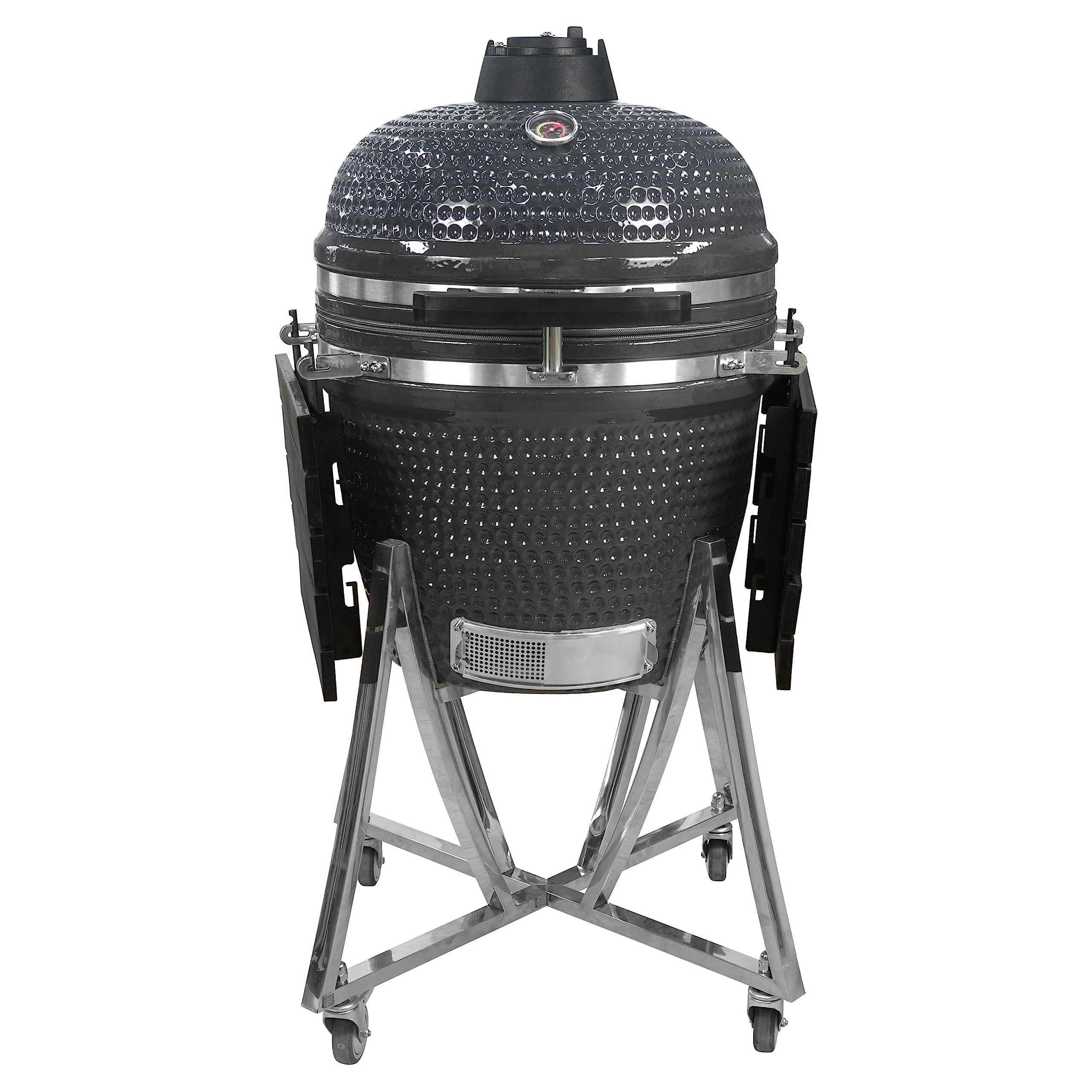 Big LANDMANN Kamado Grill na węgiel drzewny duży - szary