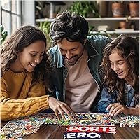 Vista 4 de White Mountain Sports Heroes - Rompecabezas de 1000 piezas