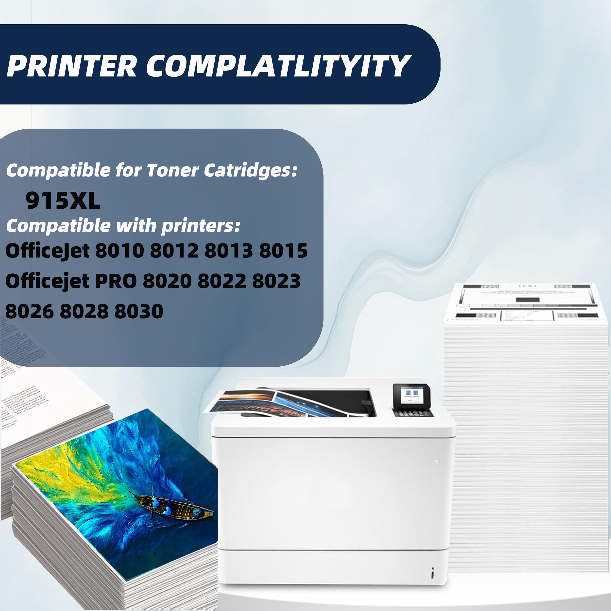 Amazon.com: 915XL 915 XL 915 Ink Cartridges for HP Printers Ink