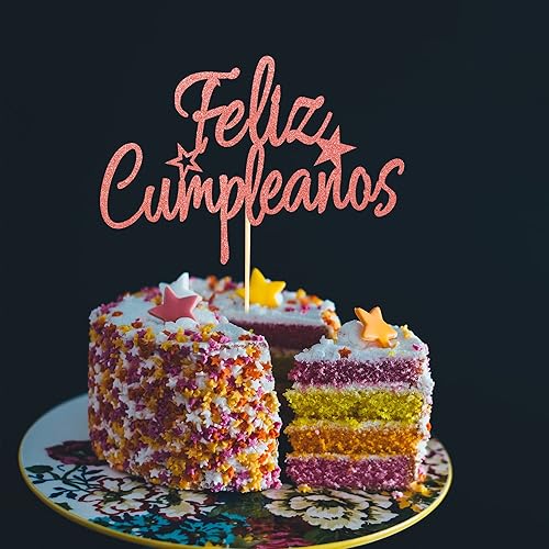 Miniatura 5 de Arthsdite Feliz Cumpleaños - Decoración de pastel de Feliz Cumpleaños, decoración de pastel de feliz cumpleaños, suministros de decoración de fiesta
