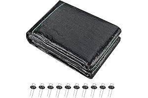 4ft x 50ft Garden Weed Barrier, Heavy Duty Ground Cover Landscaping Fabric