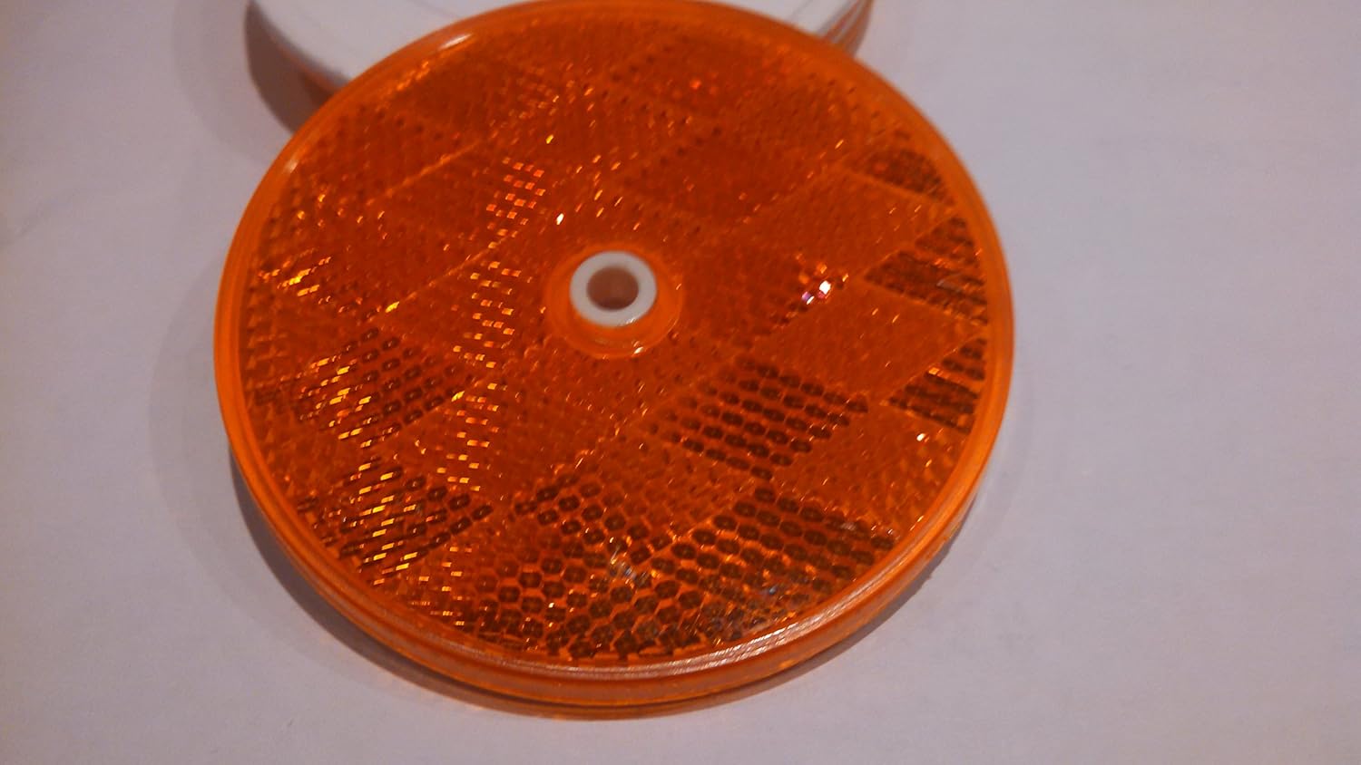 (10) Sate-lite #35 Round Amber or Clear Reflectors / Delineators