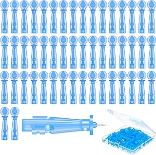 RuiMi 黒ずみ除去ツール 使い捨てニキビ針セット 簡単操作 ABS素材 毛穴ケア 携帯便利 50個 ニキビ針