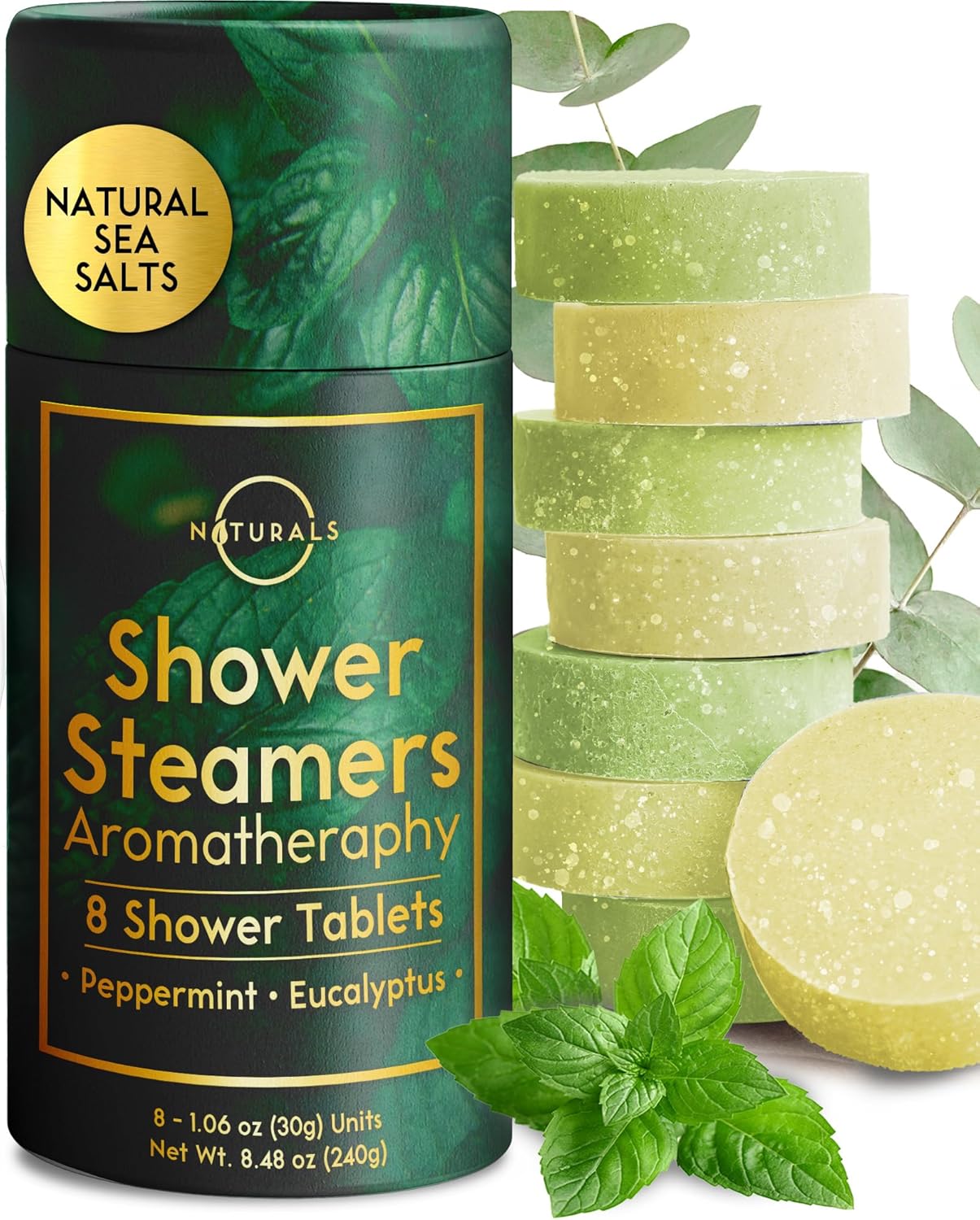 8Pcs Shower Steamers Aromatherapy Eucalyptus for Shower, Spa Gifts