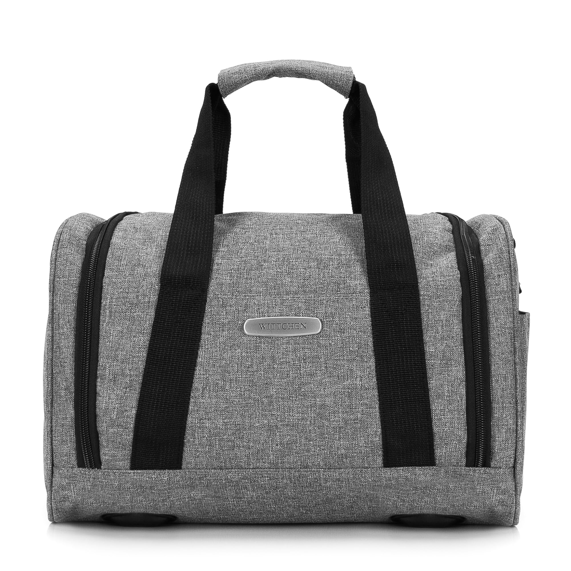 Sac de voyage taille S WITTCHEN gris compact pour optimiser le rangement des bagages