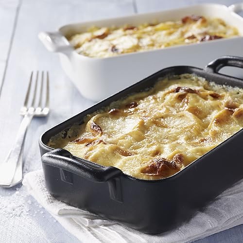 Miniatura 10 de Revol BC0234N - Plato rectangular para hornear, 3.68 cuartos de galón, estilo de hierro fundido