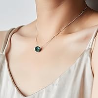 Vista 90 de Real Crystal Pendant Necklace Jewelry 925 Sterling Silver Chain Necklace for Women Dainty Birthstone Jewelry Necklace for Women Healing Chakra