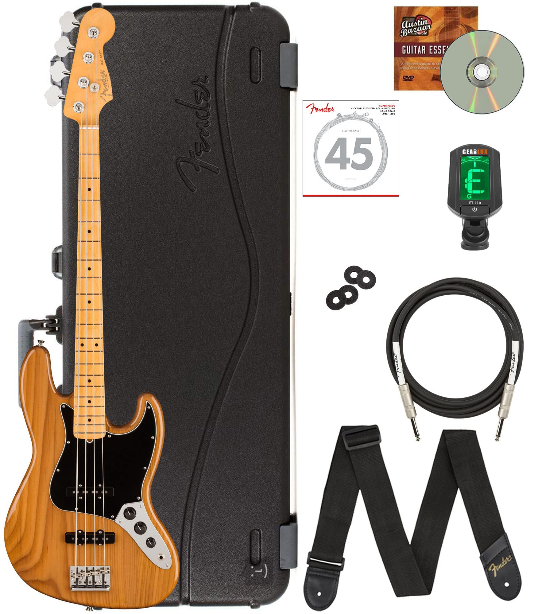 Amazon.com: Fender American Professional II Jazz Bass - Roasted