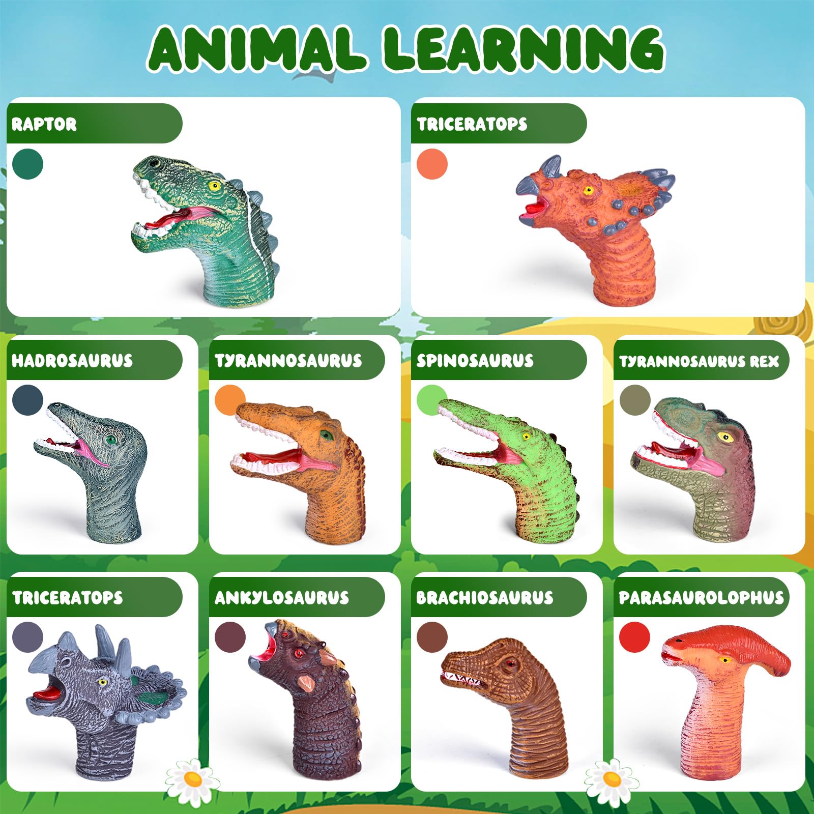 Prix D'une Marionnette Toyvian 6 Pièces Jouet Pour Tout- Animaux Mar A