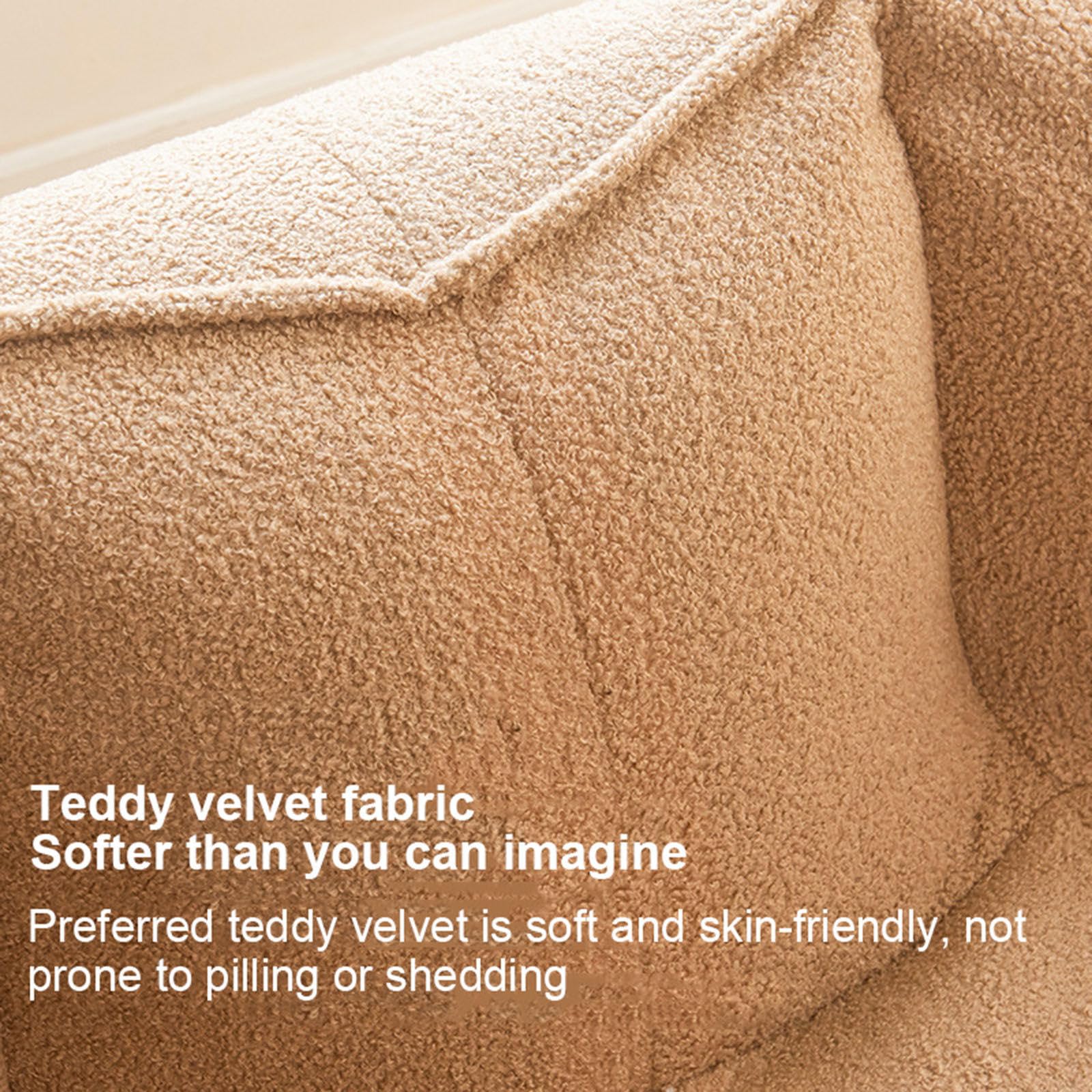 Funda para Respaldo de sofá de Ocio (Solo Funda, sin Relleno), Funda para puf para Adultos, Funda para puf con Almacenamiento de Animales de Peluche Suaves para Muebles de Sala de Estar,D