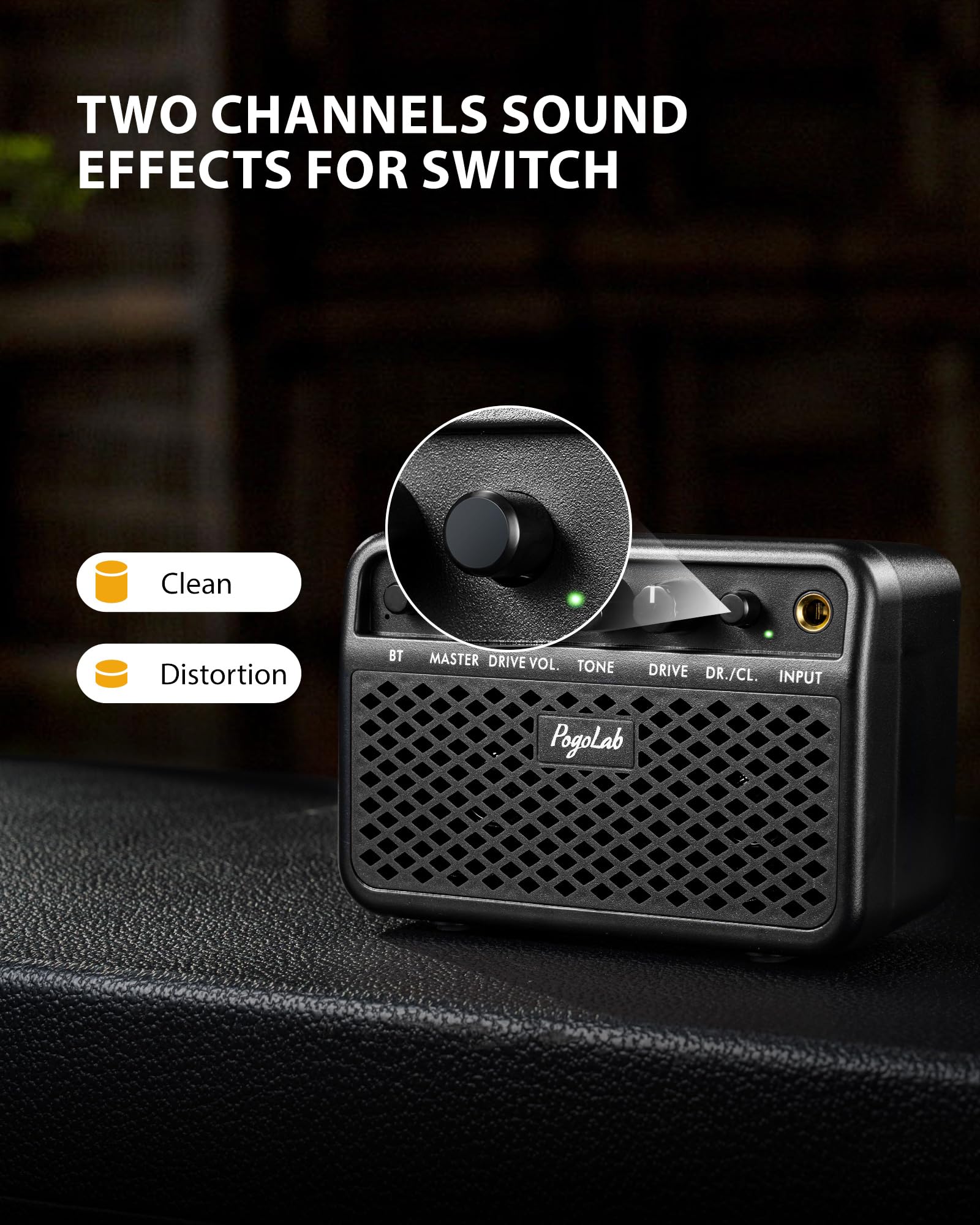POGOLAB Amplificateur de guitare électrique 5 W (Noir