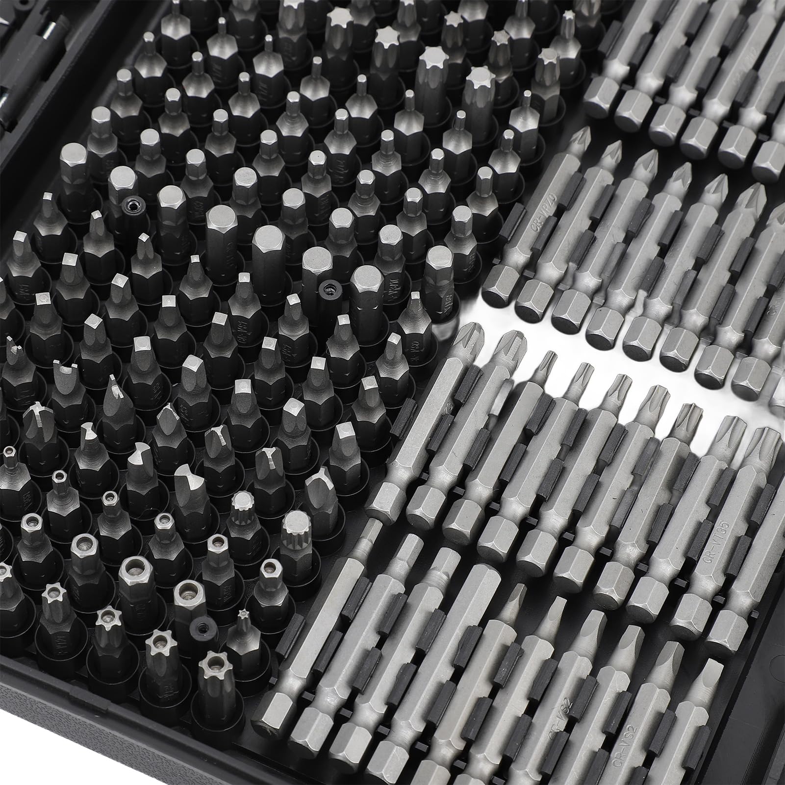 Juego de Brocas y Puntas para Destornillador 318 Piezas con Estuche Portátil para Reparación y Montaje en Casa o Profesional