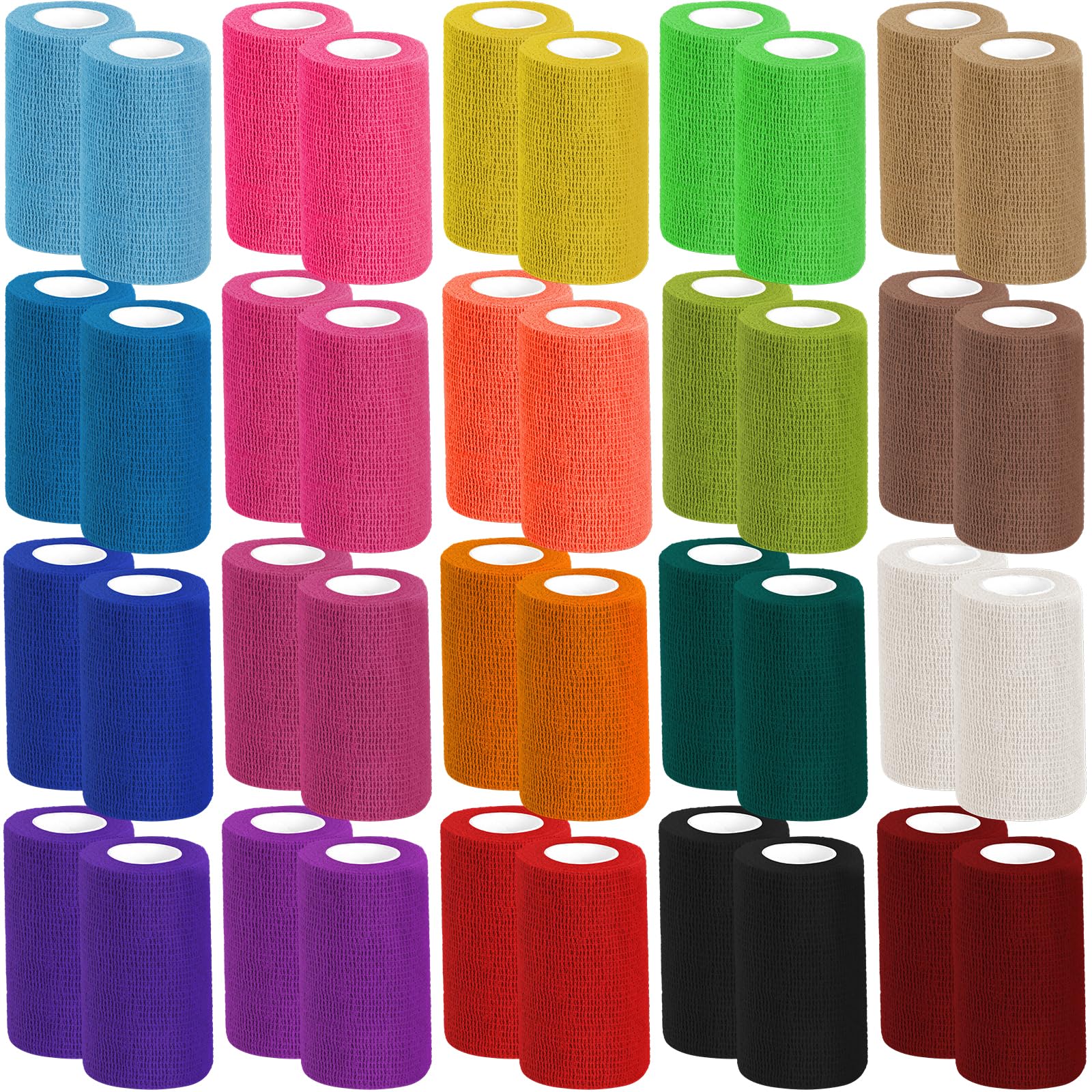 Colorful Self Adhesive Bandages - 90 Pack Bulk -15