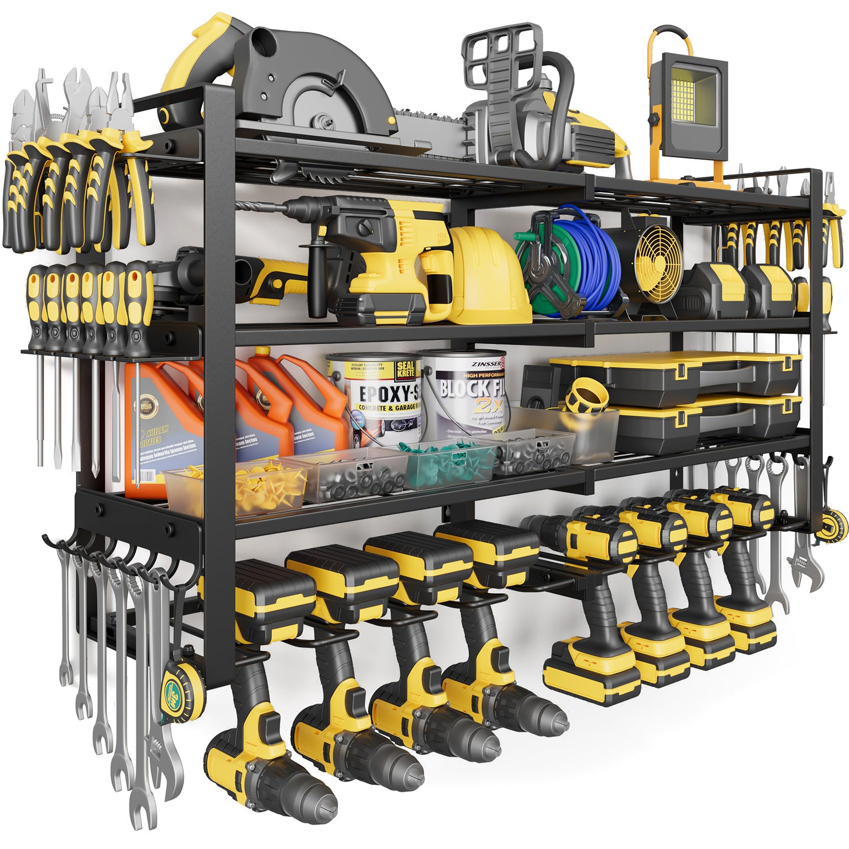 Amazon.com: 4-Tier Power Tool Organizer Wall Mount, 450LBS