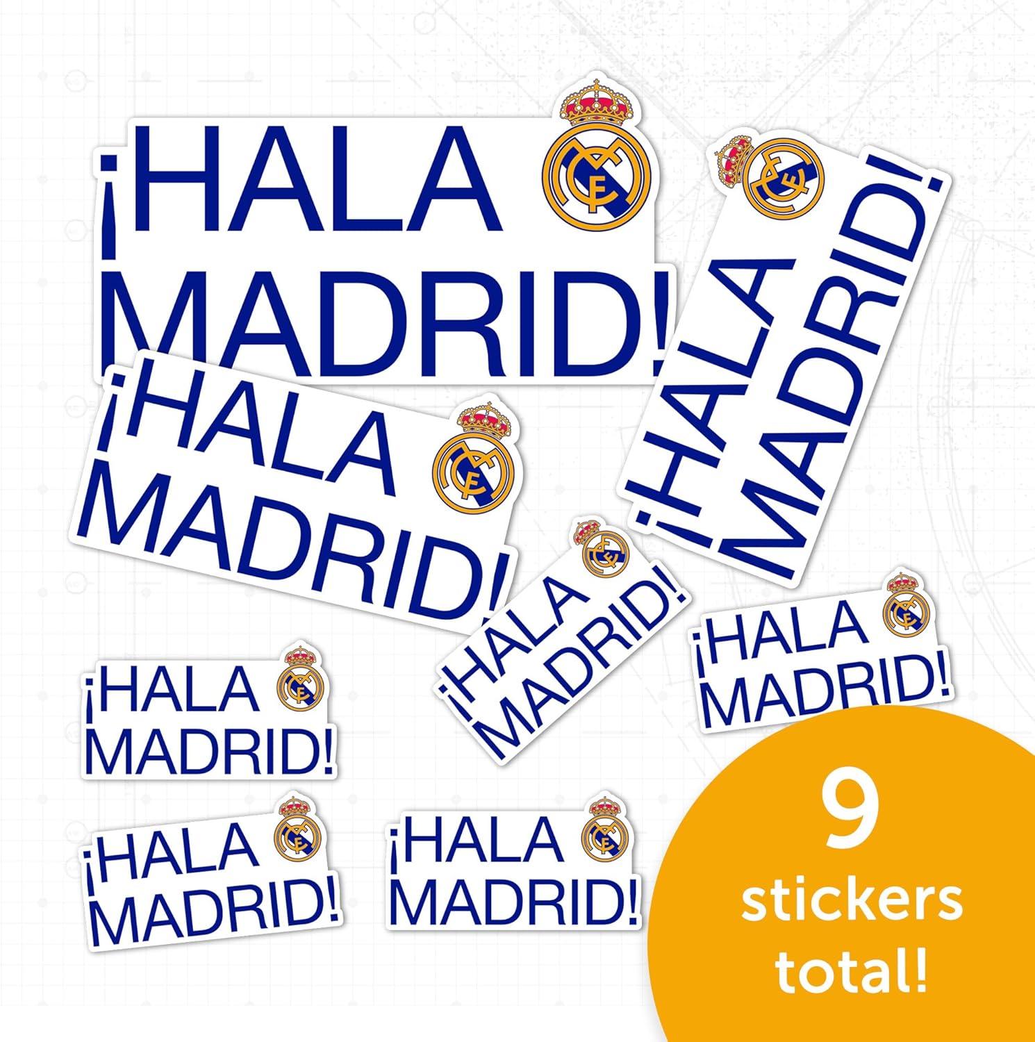 Desert Cactus Real Madrid FC Sticker Decal Vinyl Los Blancos Madridistas Soccer Laptop Water Bottle Car Scrapbook (Type 3-4) - Image 4