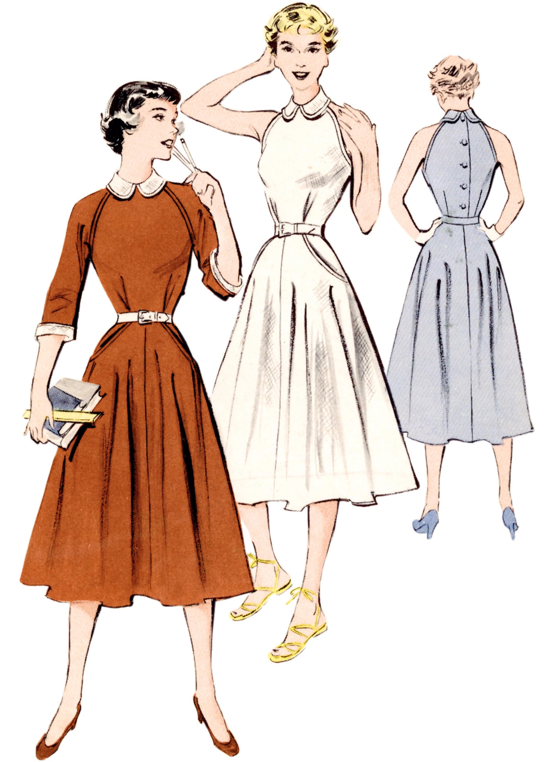 BUTTERICK Paper Pattern B6992R5 Misses' Dress with Sleeve Variations R5 (14-16-18-20-22), Multicoloured, 4, 6, 8, 10, 12 - Image 4
