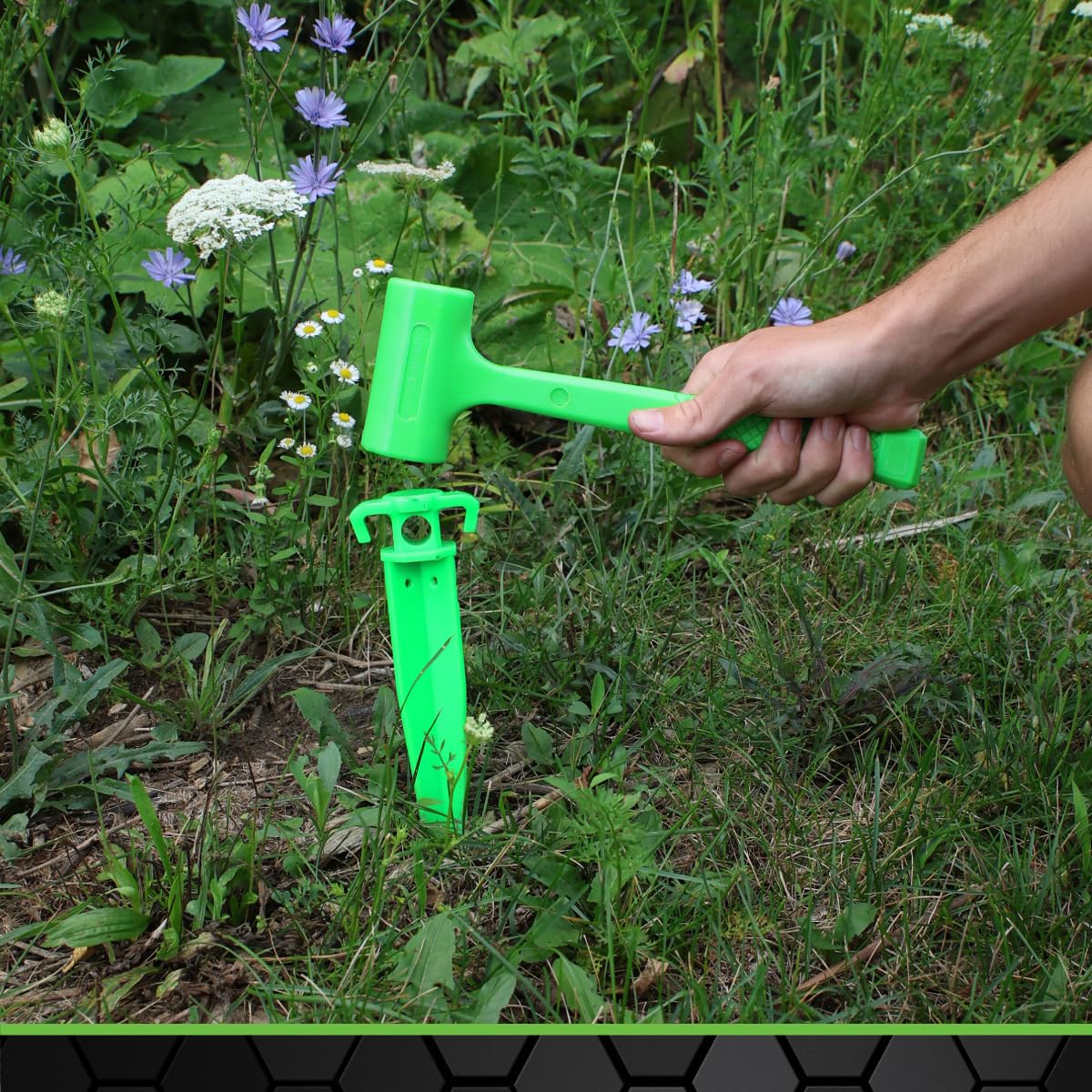 Grip - Juego de 3 martillos de golpe muerto – Martillo de latón de 12 onzas, martillo de bola de 1 libra, mazo de golpe muerto de 1/2 libra – hogar, garaje, taller