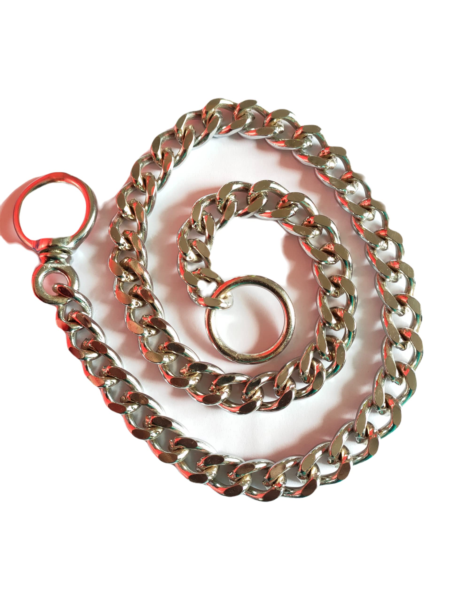 RvPaws Heavy Duty Diamond Cut Chrome Plated Dog Choke Chain Training Collar with Swivel (X-Large, 30 INCH Adult) (B09J29DP2F) Amazon Price History, Amazon Price Tracker