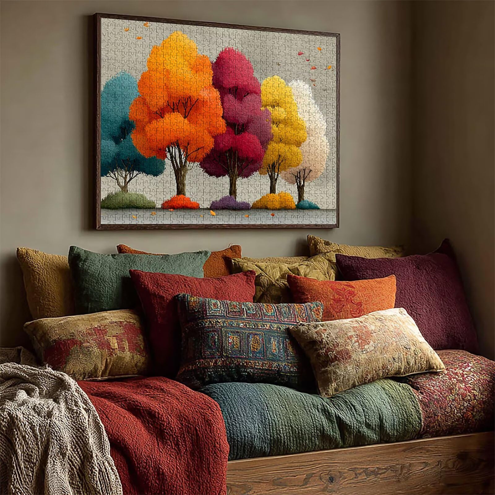 Albero Puzzle 3000 Pezzi Adulti, Puzzle Legno con Scatola 122x81cm, DIY Giochi Divertenti per Familiar, Idea Regalo Uomo e Donna, Squisita confezione Regalo, Estate Decorazioni Casa, (Pianta) 5-2778