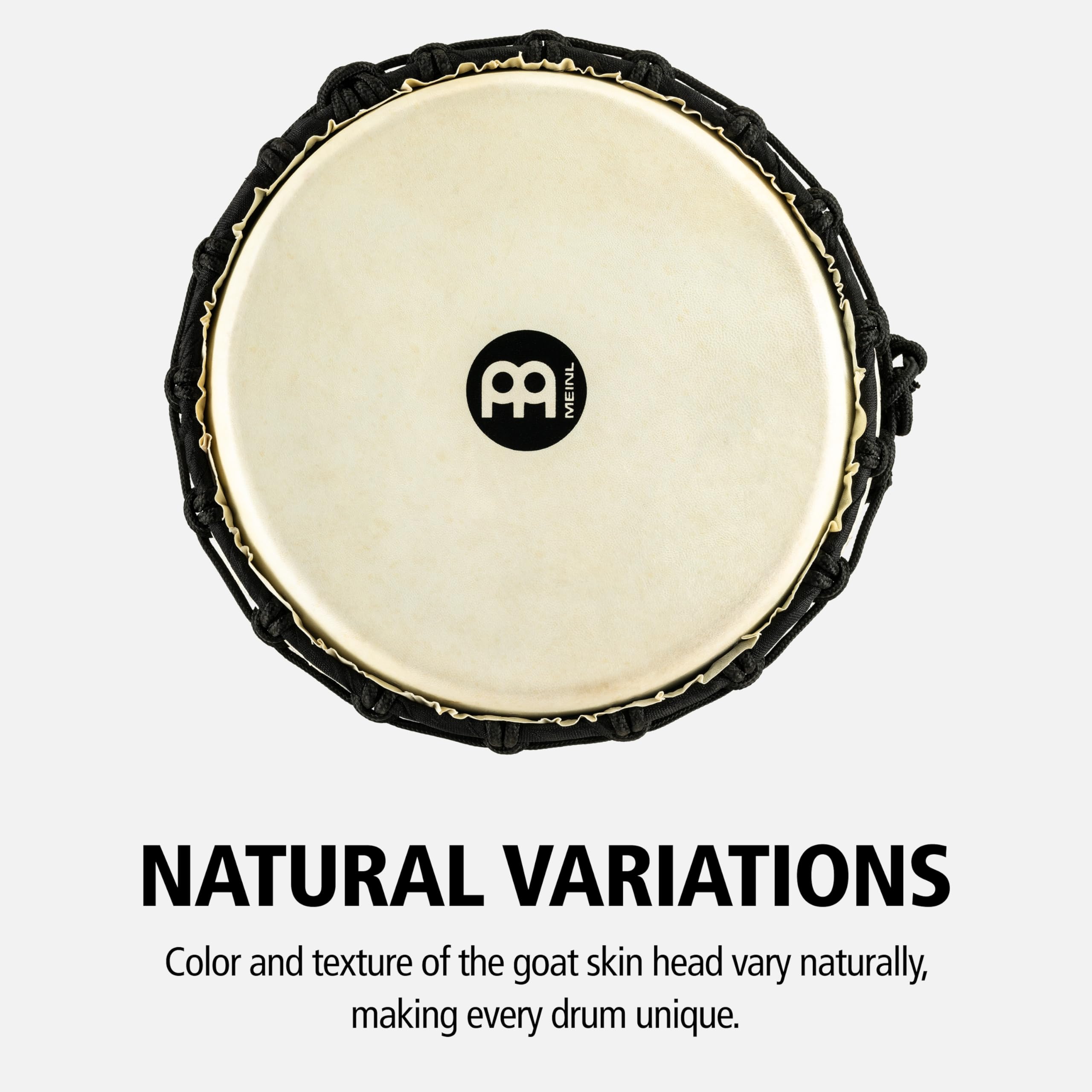 Meinl HDJ3-M - Djembé de madera, piel de cabra