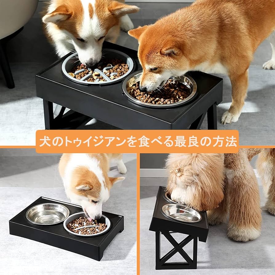 【Pet Table Hinoki】　犬用食器台　No.1330 Pet Table Hinoki】 犬用食器台 No.1330