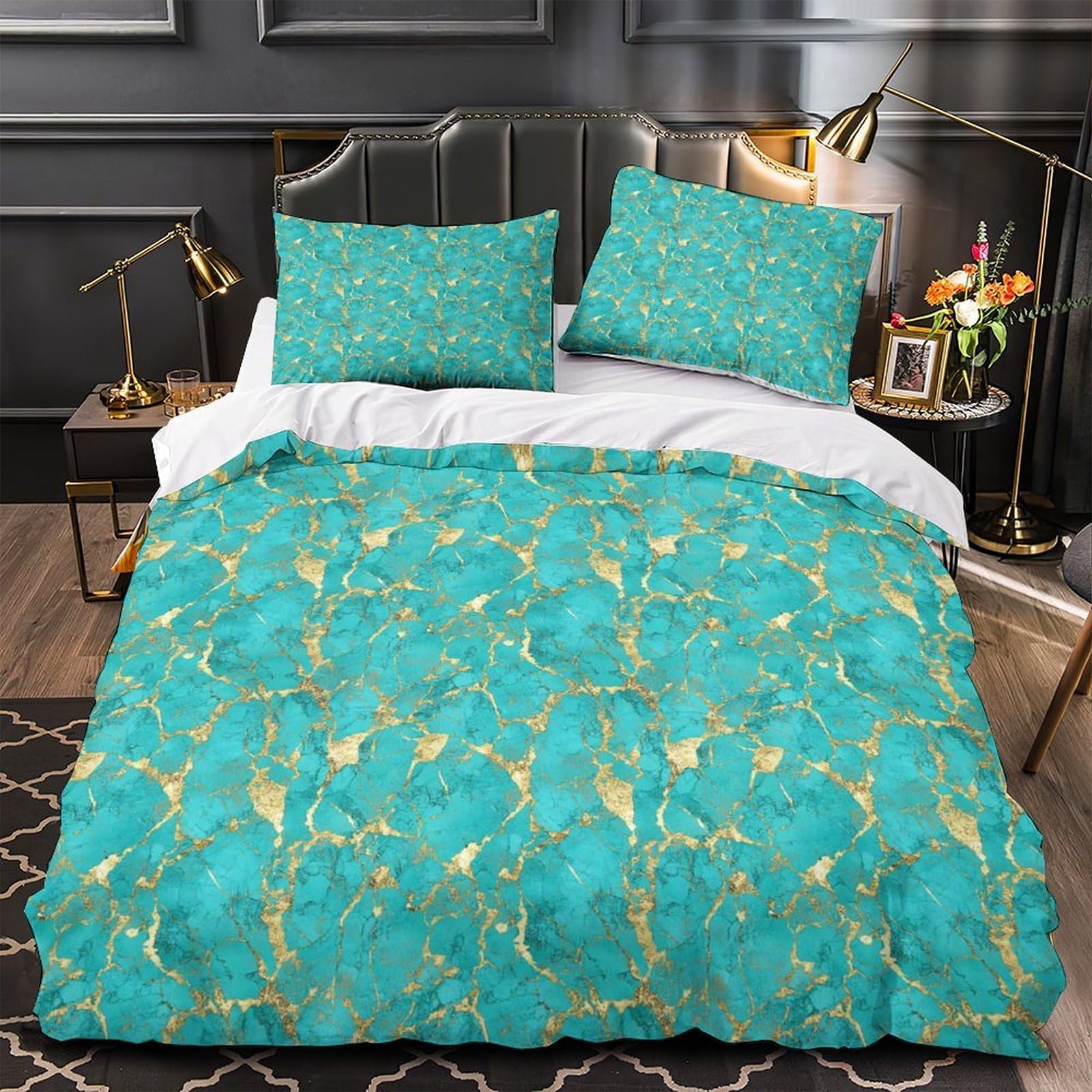 Parure de lit ultra douce 260x220cm microfibre de qualité supérieure