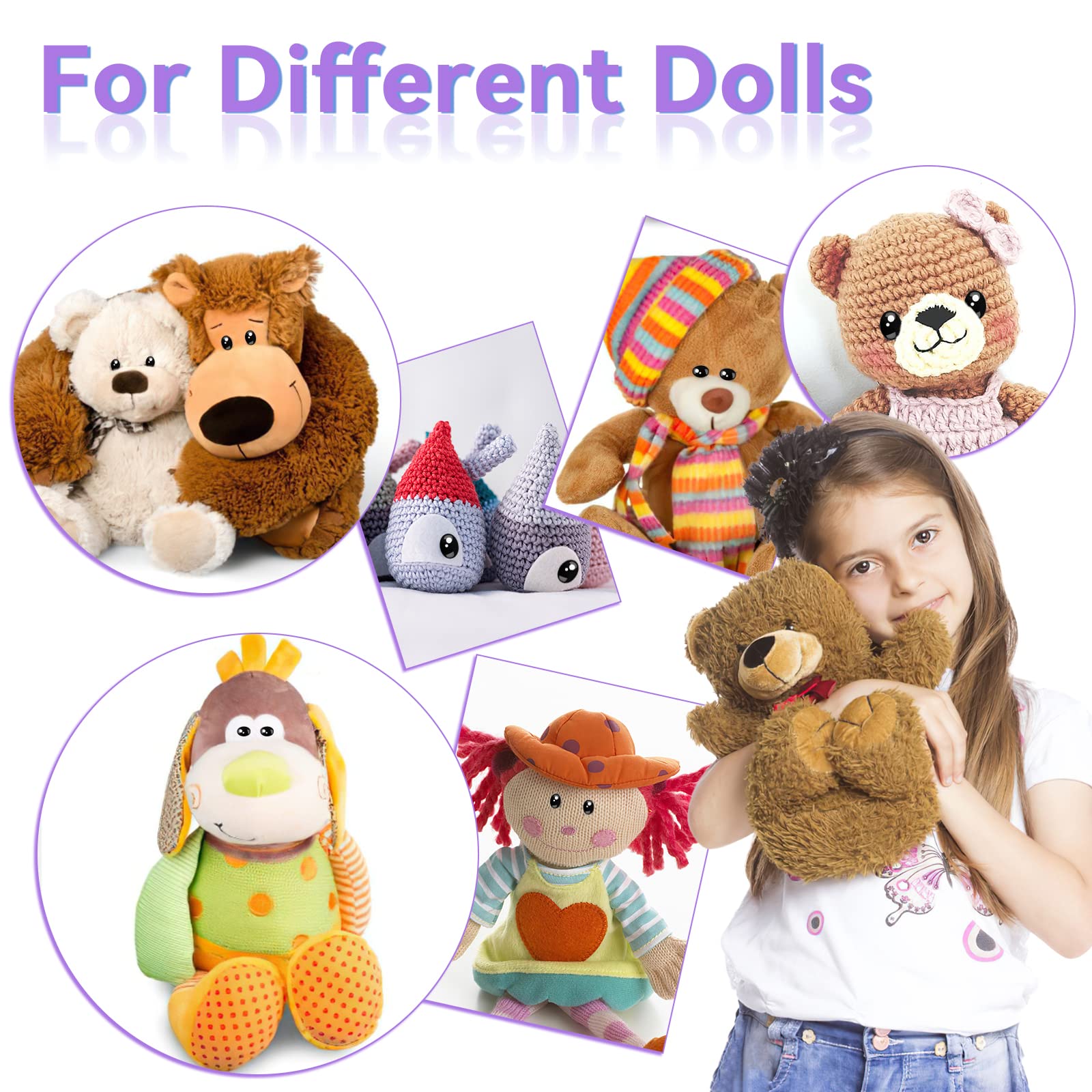 600 Stück Sicherheitsaugen Für Häkeltiere - Amigurumi Augen Set