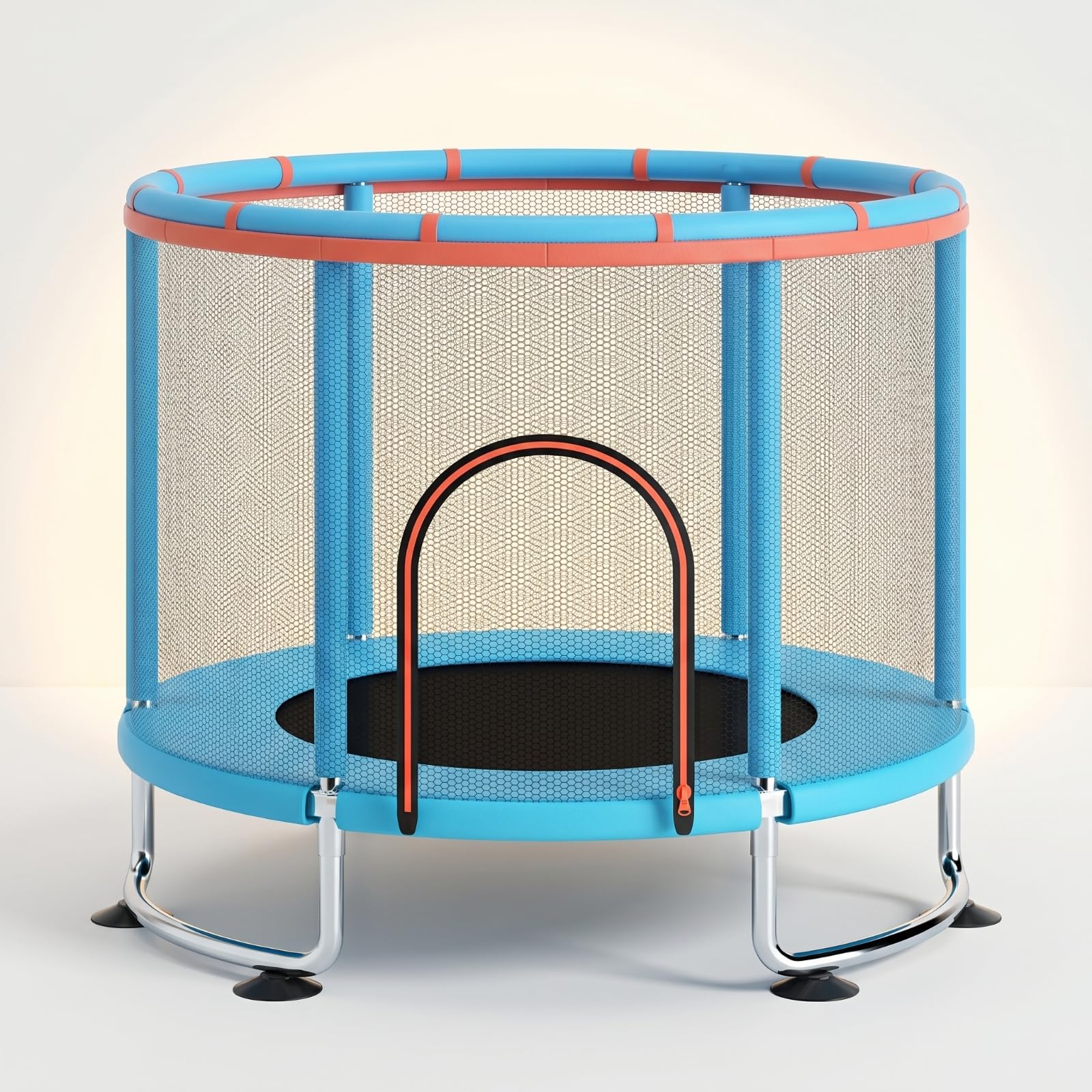 Ejercicio para Niños con Red Envolvente y Equilibrio con Patas Curvas con Ventosas Goma para Uso Seguro en Salones y Juego Interiores