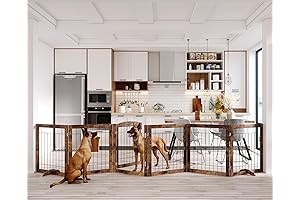 LZRS Gate: Freestanding, No-Assembly Pet Gate with Door