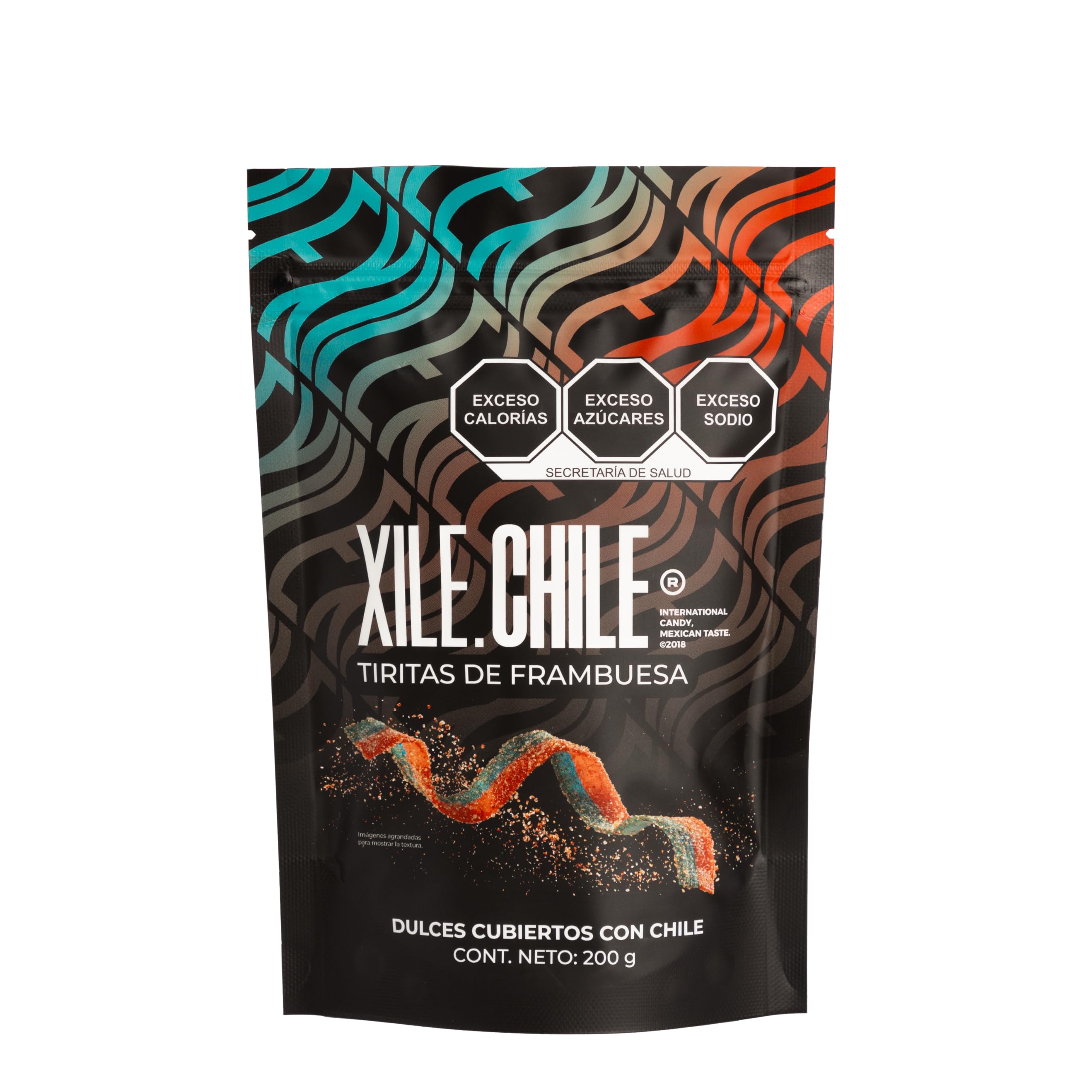 XILE.CHILE | Bolsa de tiritas de frambuesa de 200g. | TIRITAS DE FRAMBUESA| Deliciosas