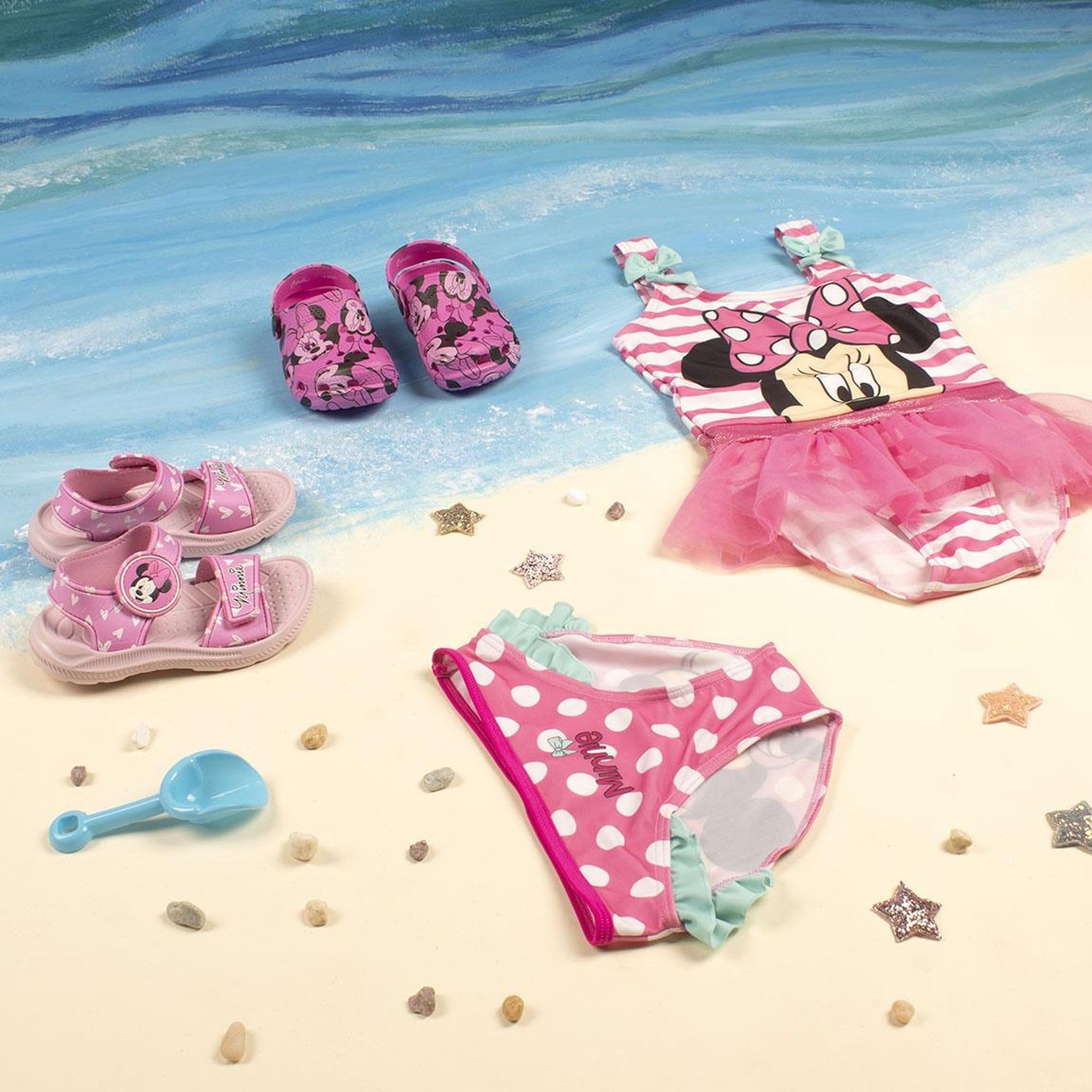Bañador Niña Disney Licencia Oficial Diseño Único - Traje Baño Niña Disney Resistente Playa y Piscina